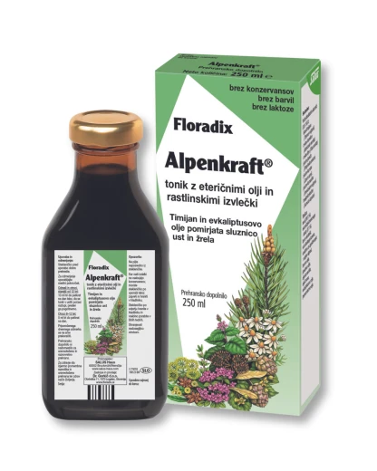Floradix Alpenkraft, zeliščni tonik, 250 ml