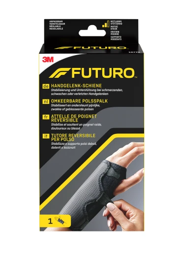 FUTURO™, Opornica za zapestje, črna