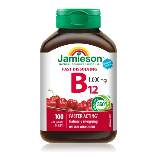 Jamieson vit B12 1000mcg tbl 100x