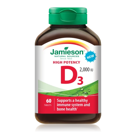 Jamieson Vitamin D 2000 I.E., 60 tablet