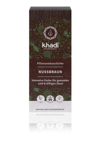 Khadi, Rastlinska barva za lase Lešnik, 100 g
