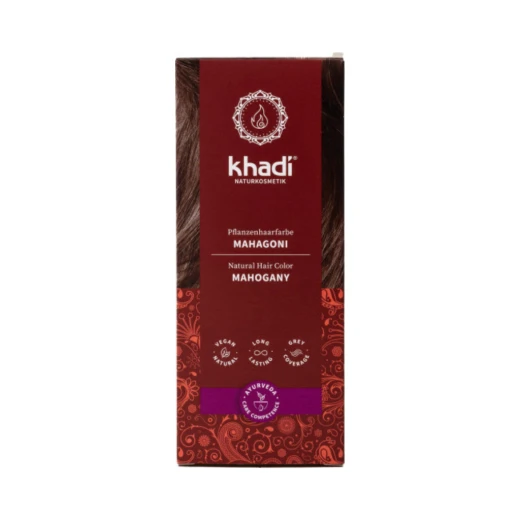 Khadi, Rastlinska barva za lase Mahagoni, 100 g