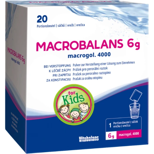Macrobalans, makrogol 4000 6 g, 20 vrečk