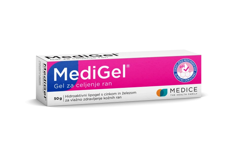 MediGel gel za celjenje ran, 50 g
