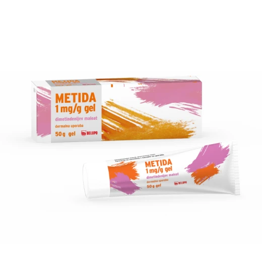 METIDA 1 mg/g gel, 50 g