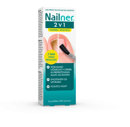 Nailner® lak proti glivičnim okužbam nohtov 2 v 1, 5 ml