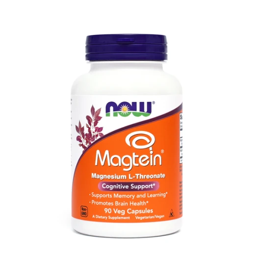 NOW, MAGTEIN® magnezijev L-Treonat, 90 vegetarijanskih kapsul