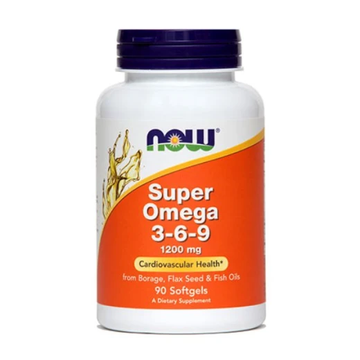 NOW, super omega 3-6-9, 1200 mg, 90 kapsul