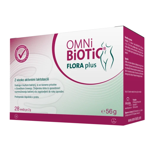 OMNi-BiOTiC® FLORA Plus, 28 vrečk po 2 g (56 g)