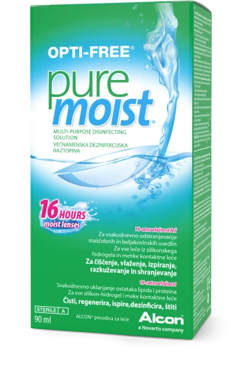 Opti-Free Pure Moist raztopina 90 ml