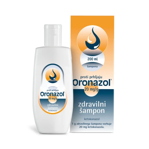 Oronazol 20 mg/g zdravilni šampon, 200 ml