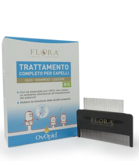 Ovopid bio komplet za lase, proti ušem: losjon + šampon + olje