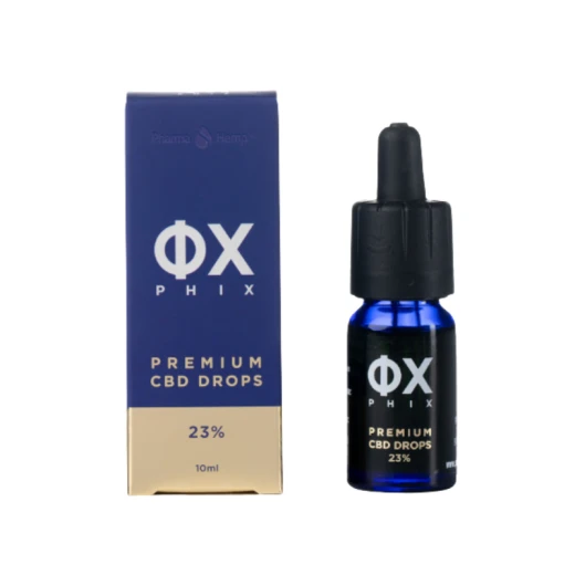 Phix, premium kapljice (23% CBD), 10ml