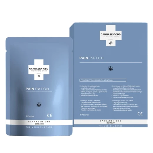 Protibolečinski obliži Cannasen CBD Pain Patch, 8 obližev