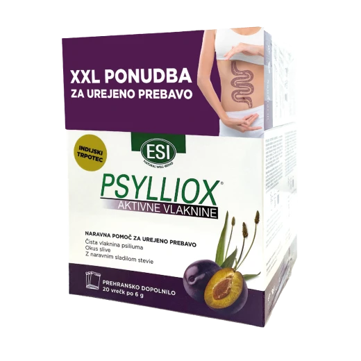 Psylliox, aktivne vlaknine XXL PONUDBA, 3x20 vrečk