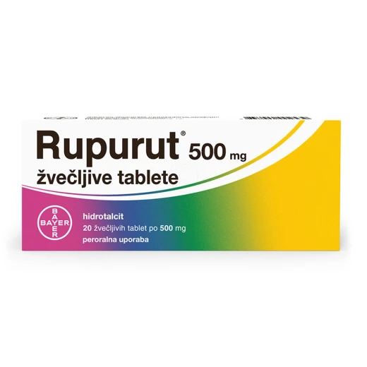 Rupurut 500 mg žvečljive tablete, 20 tablet