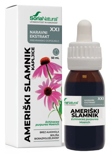 Soria Natural, ameriški slamnik XXI kapljice brez alkohola, 50 ml