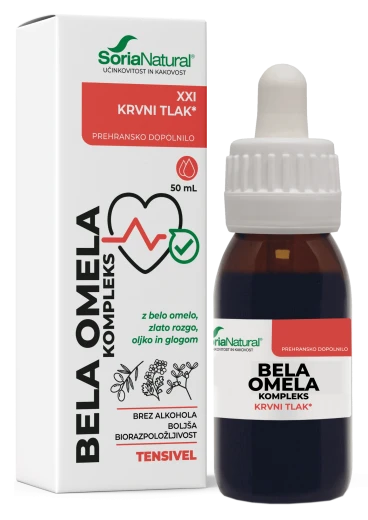 Soria Natural, bela omela XXI kompleks kapljice brez alkohola, 50 ml