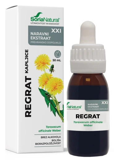 Soria Natural, regrat XXI kapljice brez alkohola, 50 ml