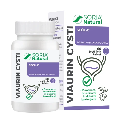 Soria Natural, VIAURIN CYSTI TABLETE, 60 tablet
