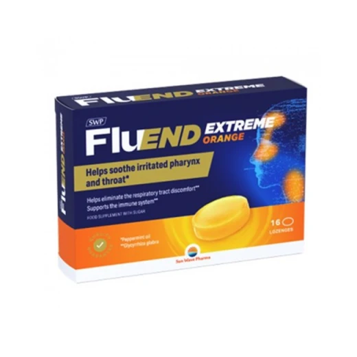Sun Wave Pharma, Fluend Extreme Orange, 16 pastil