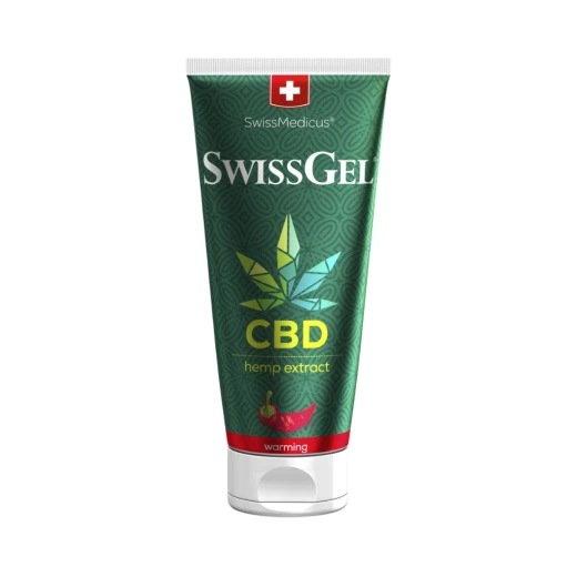 Swissmedicus CBD, konjski balzam grelni, 200 ml