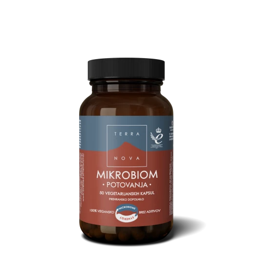 Terranova, Mikrobiom Potovanja, kompleks, 50 kapsul