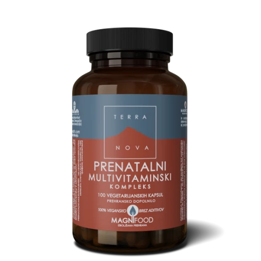 Terranova, Prenatalni multivitaminski kompleks, 100 kapsul
