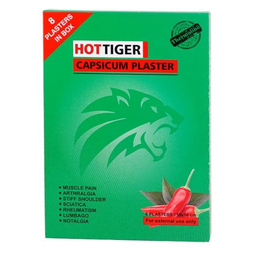 Tiger, Obliži Vroči Capsicum, 8 kom