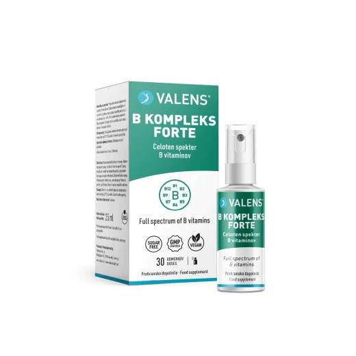 Valens, B kompleks Forte ustno pršilo, 25 ml