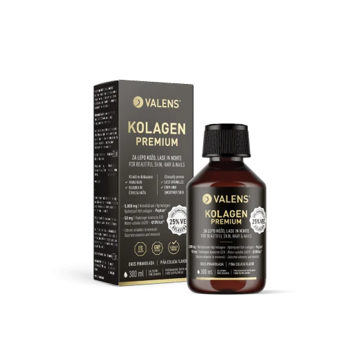 Valens, Kolagen Premium pinakolada tekočina, 300 ml