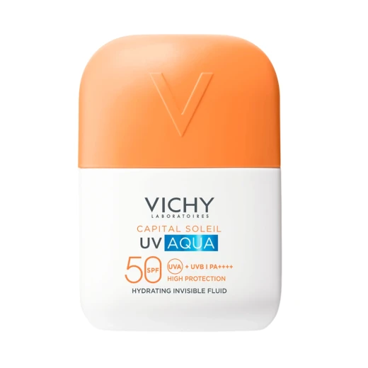 Vichy, CAPITAL SOLEIL UV Aqua nevidni vlažilni fluid SPF50 visoka zaščita, 50 ml
