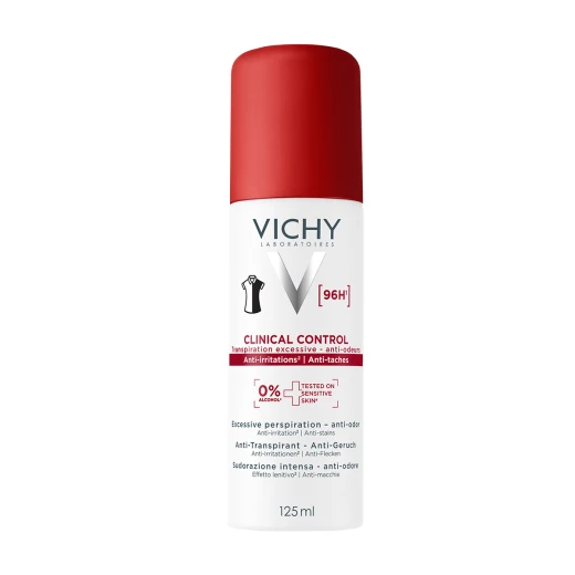 Vichy, CLINICAL CONTROL Antiperspirant sprej proti potenju, 125 ml