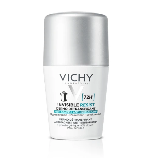 Vichy, Invisible resist 72h*, Dermo Detranspirant proti madežem in razdraženosti, 50 ml