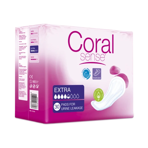 Vložki Coral Sense Extra, 30 kos/zavitek