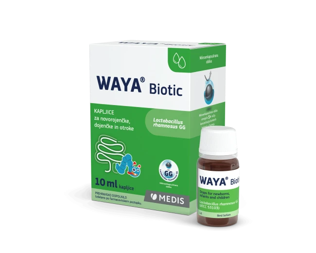 WAYA® Biotic kapljice za novorojenčke, dojenčke in otroke, 10 ml