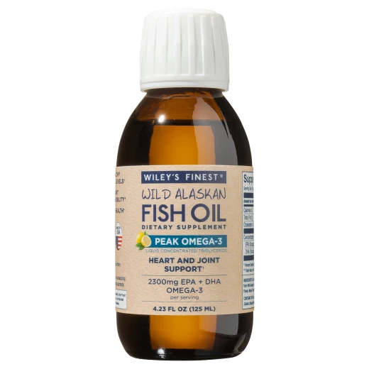 Wiley's Finest, Wild Alaskan fish oil, Peak Omega-3, 125 ml