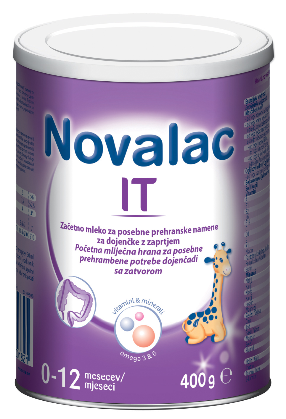 Novalac IT, 400 g Prehrana Sanolabor